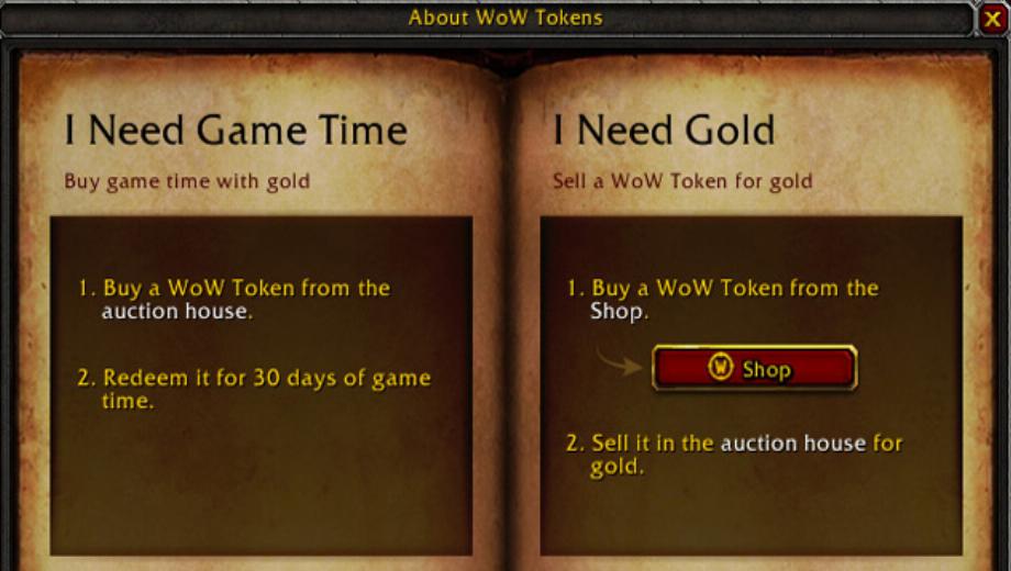 WoW Tokens shed 25 per cent value in just 24 hours