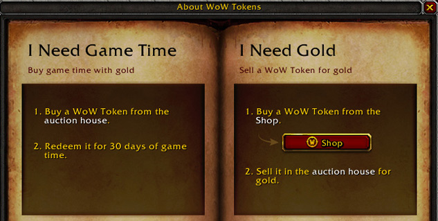 WoW-Tokens verlieren in nur 24 Stunden 25 Prozent an Wert