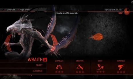 Evolve Wraith erhält interaktiven Trailer