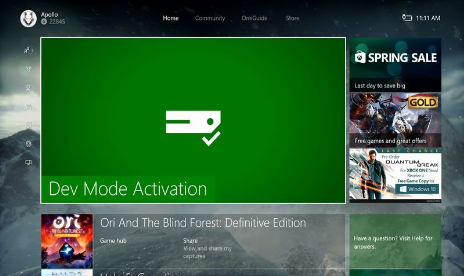 Microsoft schaltet die Möglichkeit frei, jede Xbox One in ein Dev Kit umzuwandeln