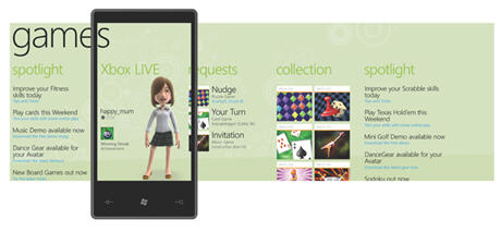 Windows Mobile 7 Xbox LIVE Games Launch Lineup