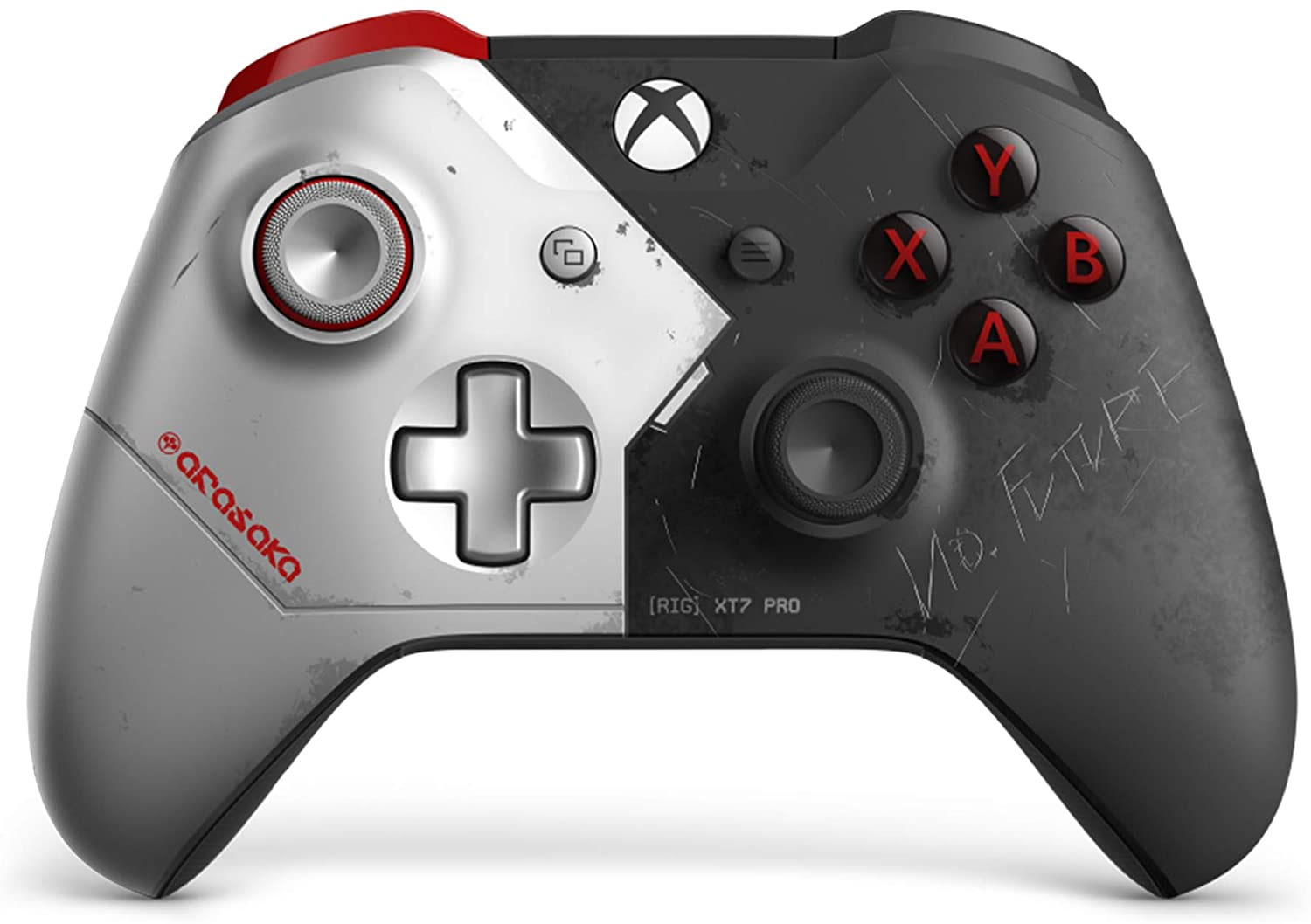 Il s'agit de l'édition limitée de la manette Cyberpunk 2077.