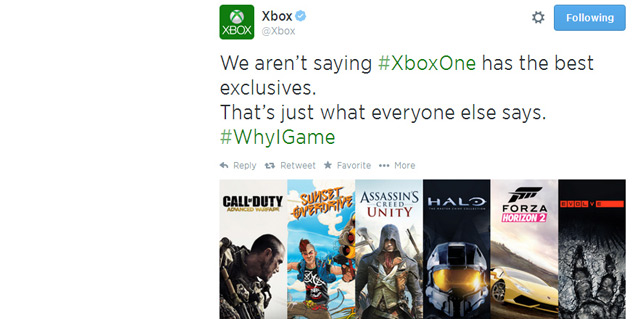 Microsoft advertises “exclusive,” non exclusive games