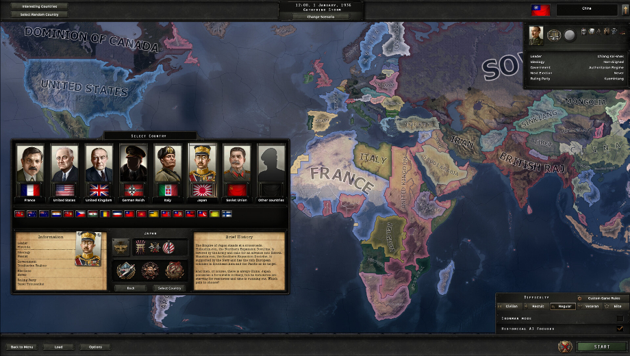 Hearts of Iron IV v1.10.3-v1.15.1+ (+12 Trainer)