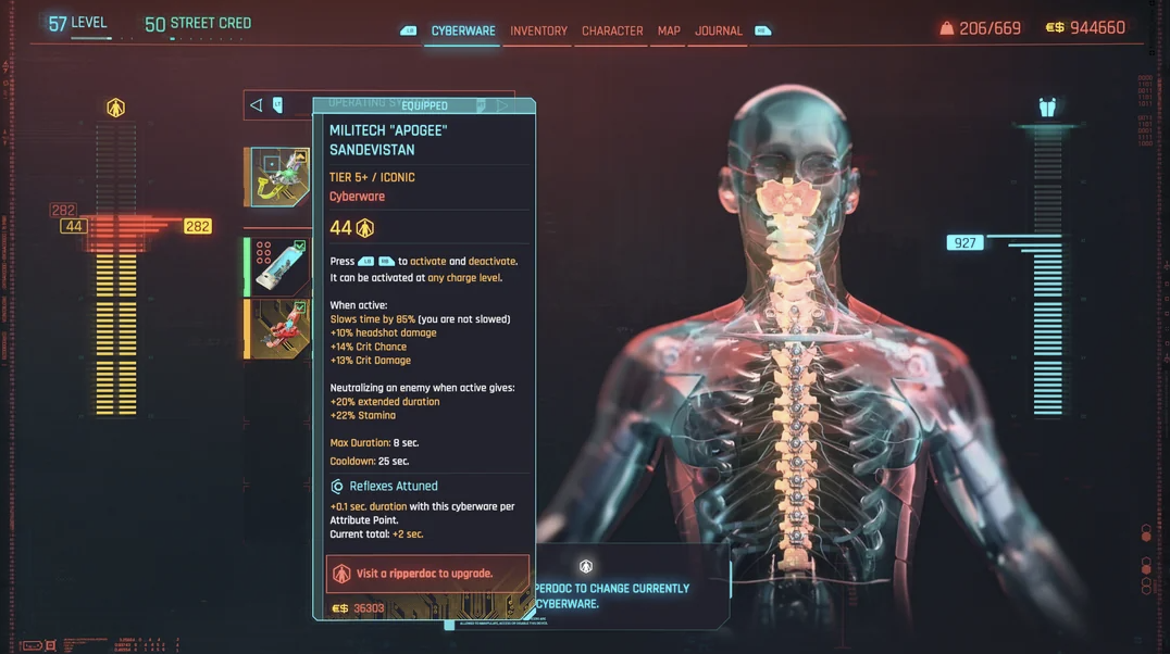 The Best Sandevistans in Cyberpunk 2077 Ranked