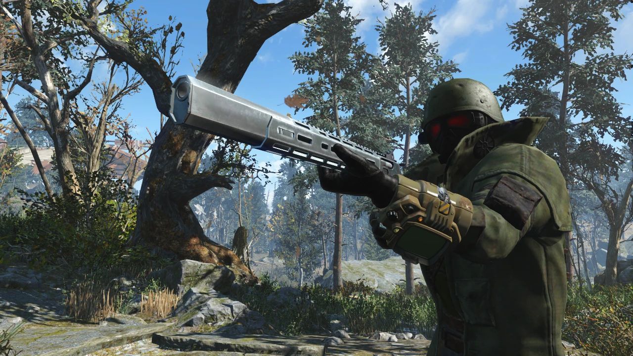 Fallout 4 Tactical Lever Action Rifle with silencer Mod v1.0