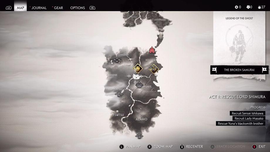 Ghost of Tsushima Director’s Cut Remove Fog Of War Mod v1.0