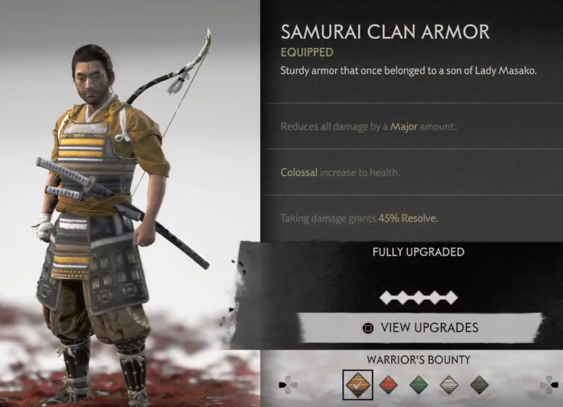 Die besten Rüstungssets in Ghost of Tsushima und wie man sie bekommt