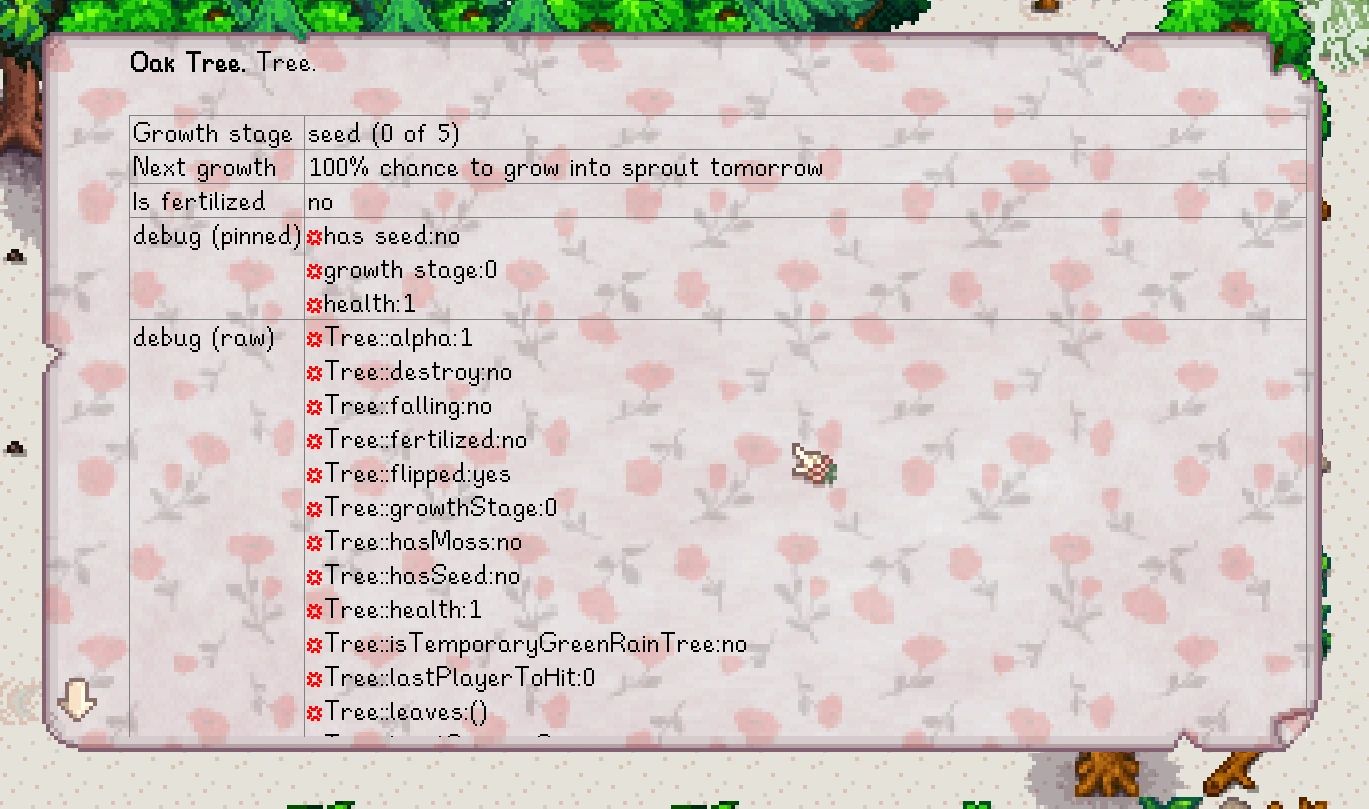Stardew Valley Wild Tree Tweaks Mod v1.0.2