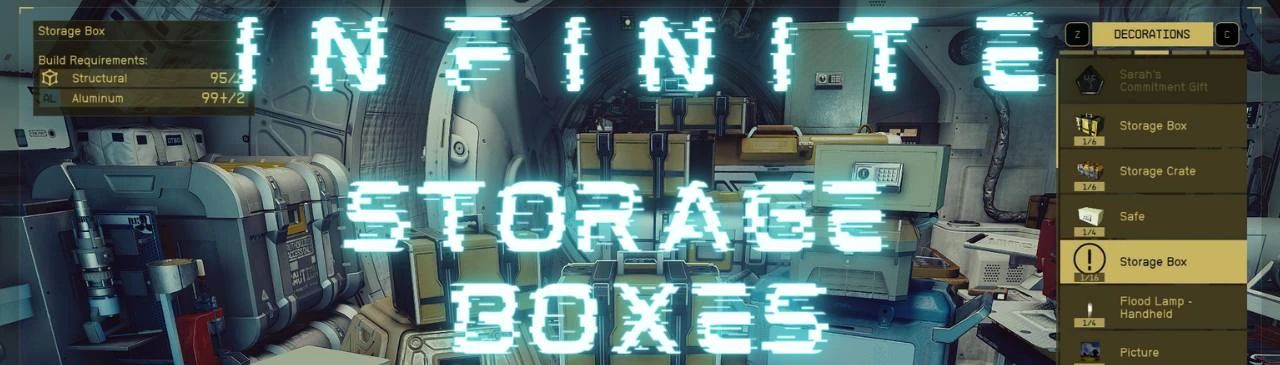 Starfield Infinite Storage Boxes Mod v1.0