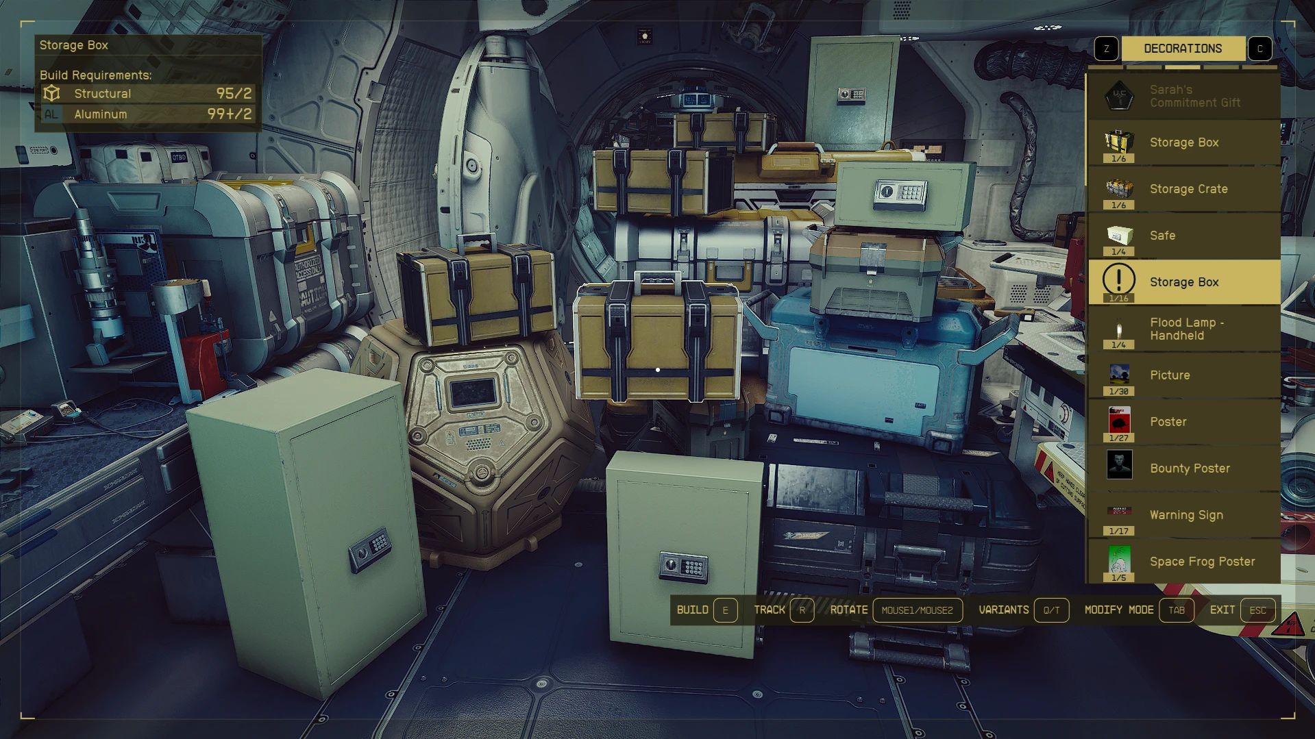 Starfield Infinite Storage Boxes Mod v1.0