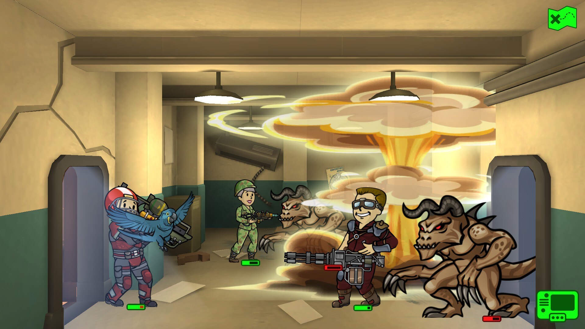 The Best Weapons in Fallout Shelter