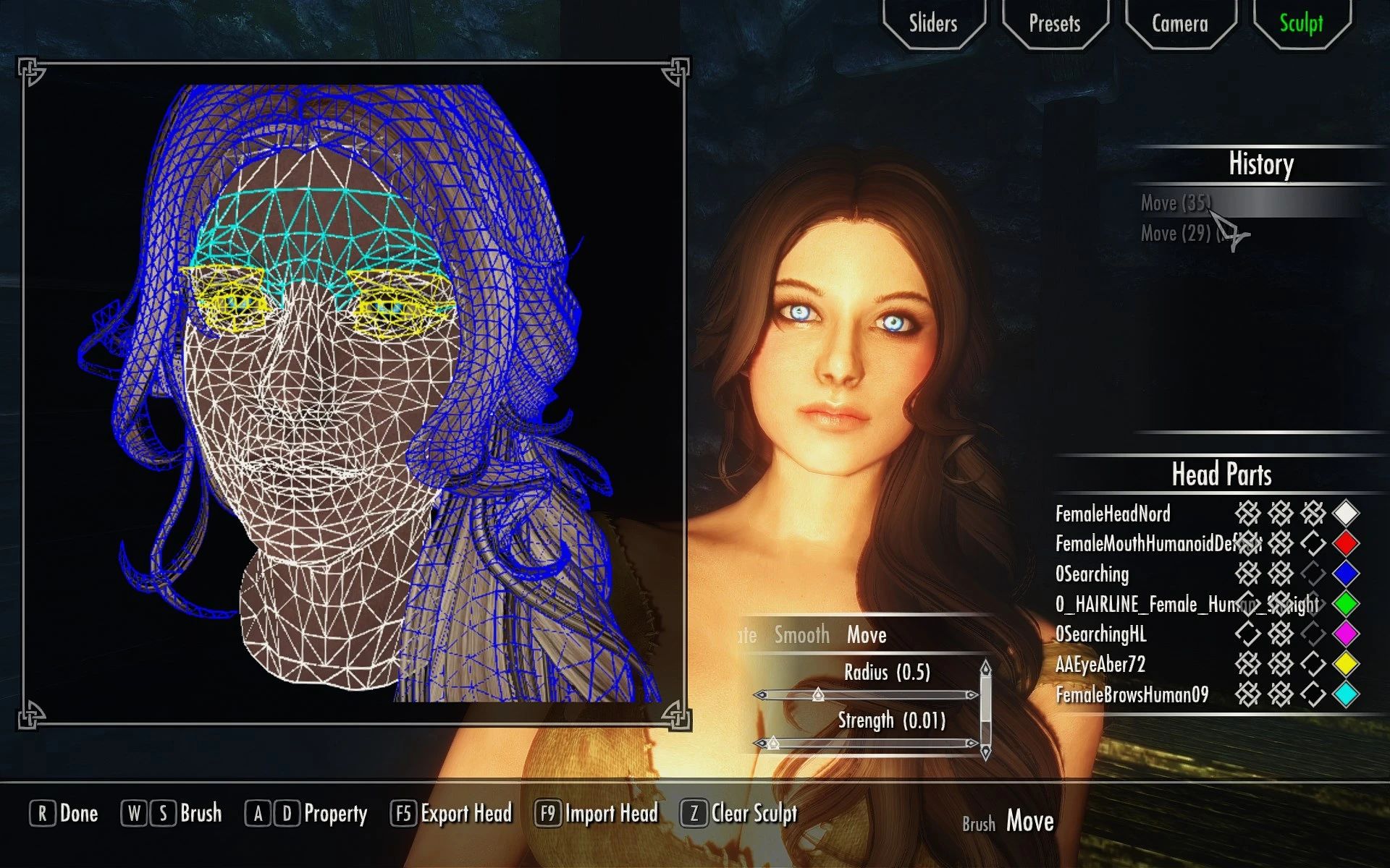 The Elder Scrolls V: Skyrim RaceMenu Mod v3.4.5