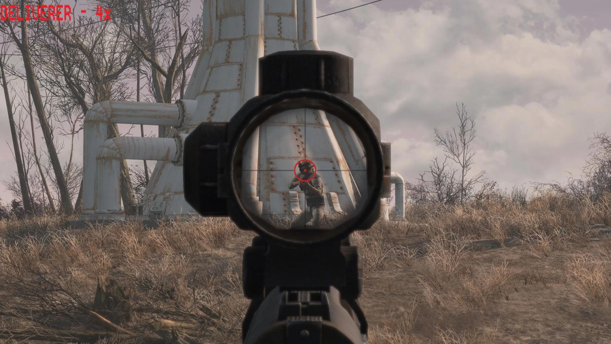 Fallout 4 See Through Scopes Mod v2.6.1