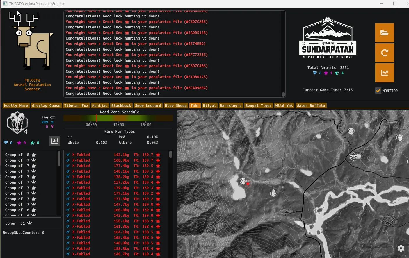 theHunter: Call of the Wild 600 TAHR GRANDES más 90 mejoras del juego Mod v1.0