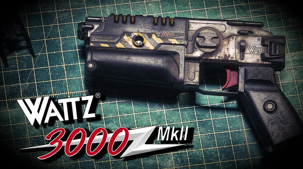 Fallout 4 Wattz 3000 mkII Laser gun Mod v1.1