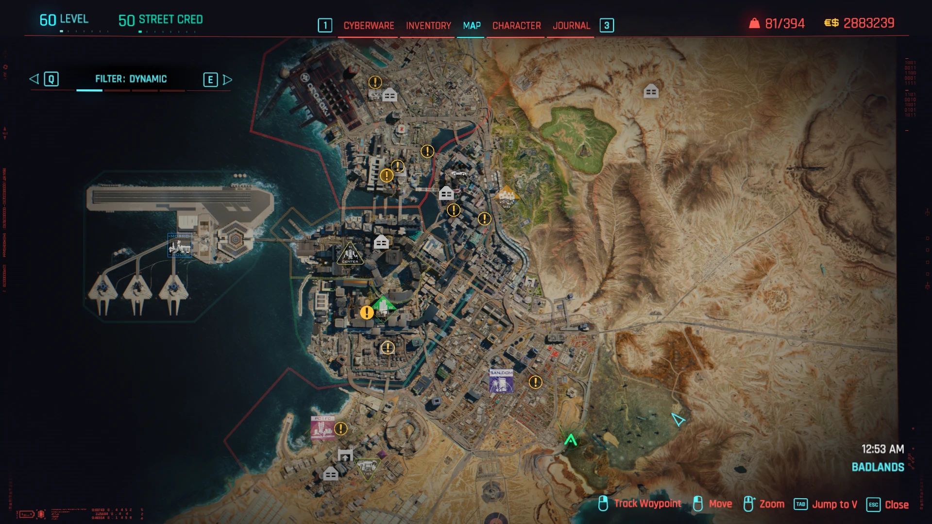 Cyberpunk 2077 Realistic Map Mod v0.0.3