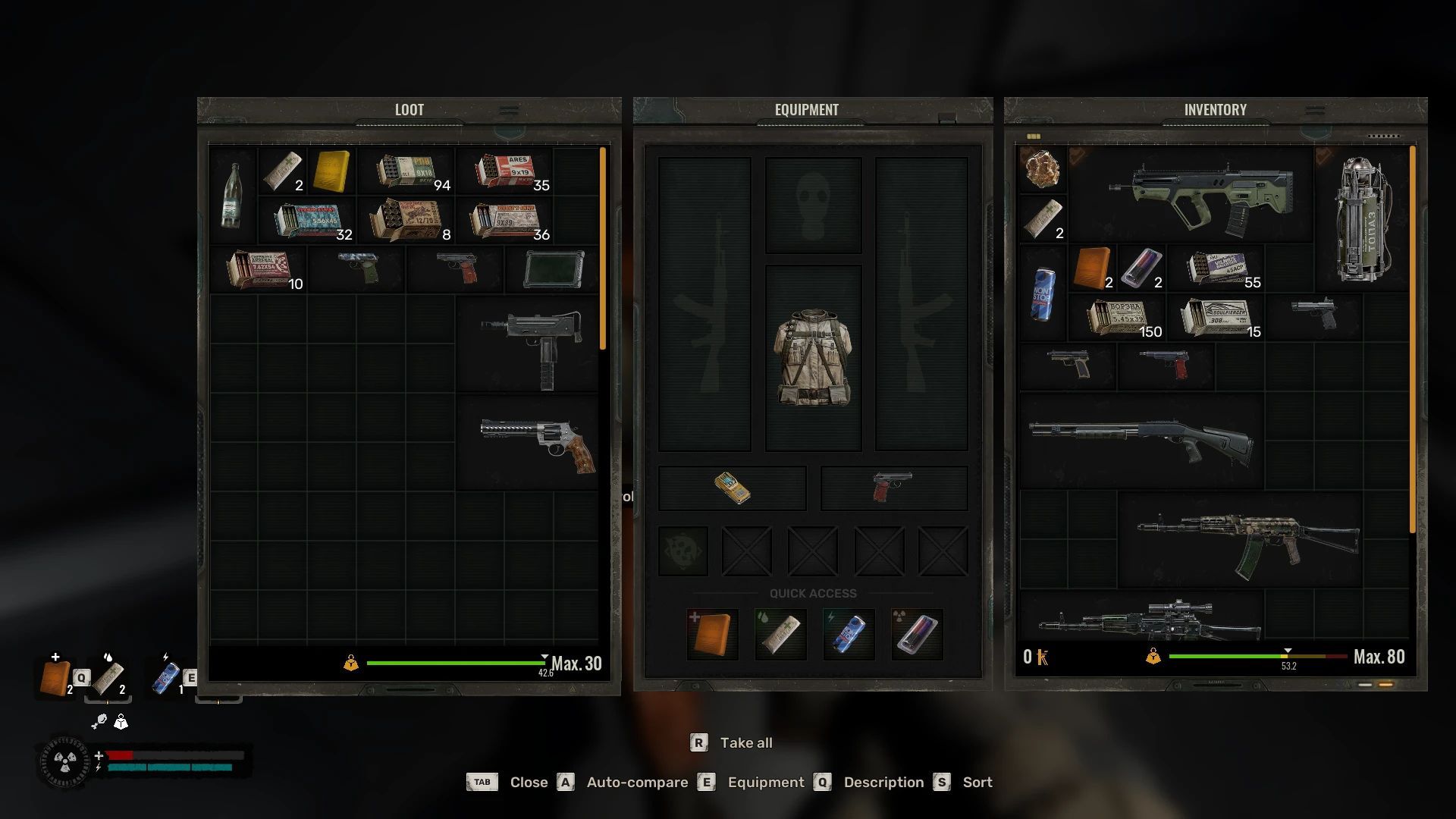 S.T.A.L.K.E.R. 2: Heart of Chornobyl Large Loot Inventory Mod v0.02