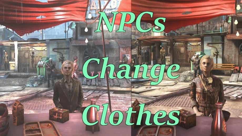 Fallout 4 NPCs Change Clothes Mod v1.0.2