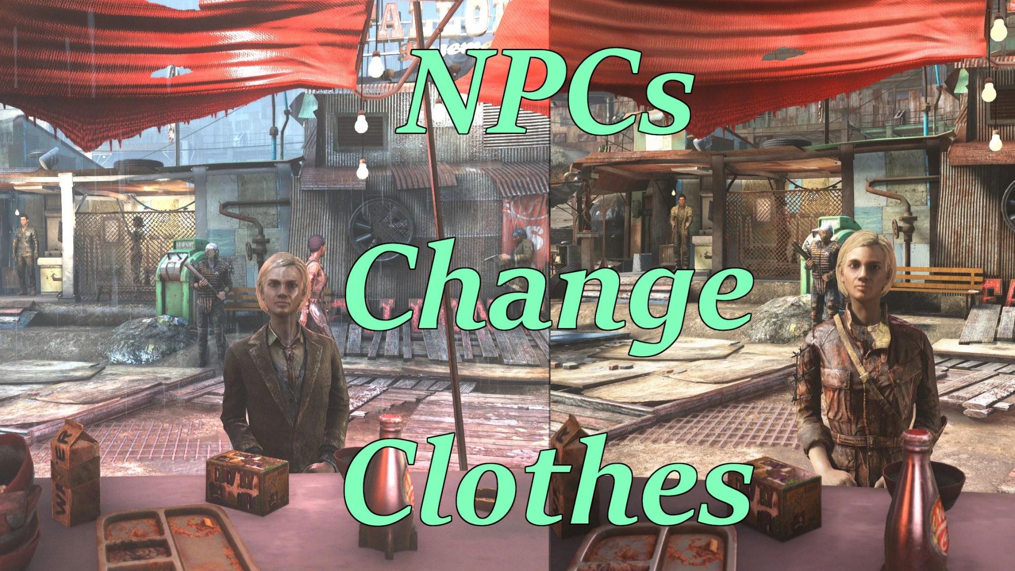 Fallout 4 NPCs Change Clothes Mod v1.0.2