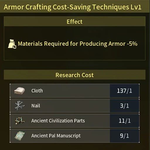 Palworld Instant Research Mod v1.0
