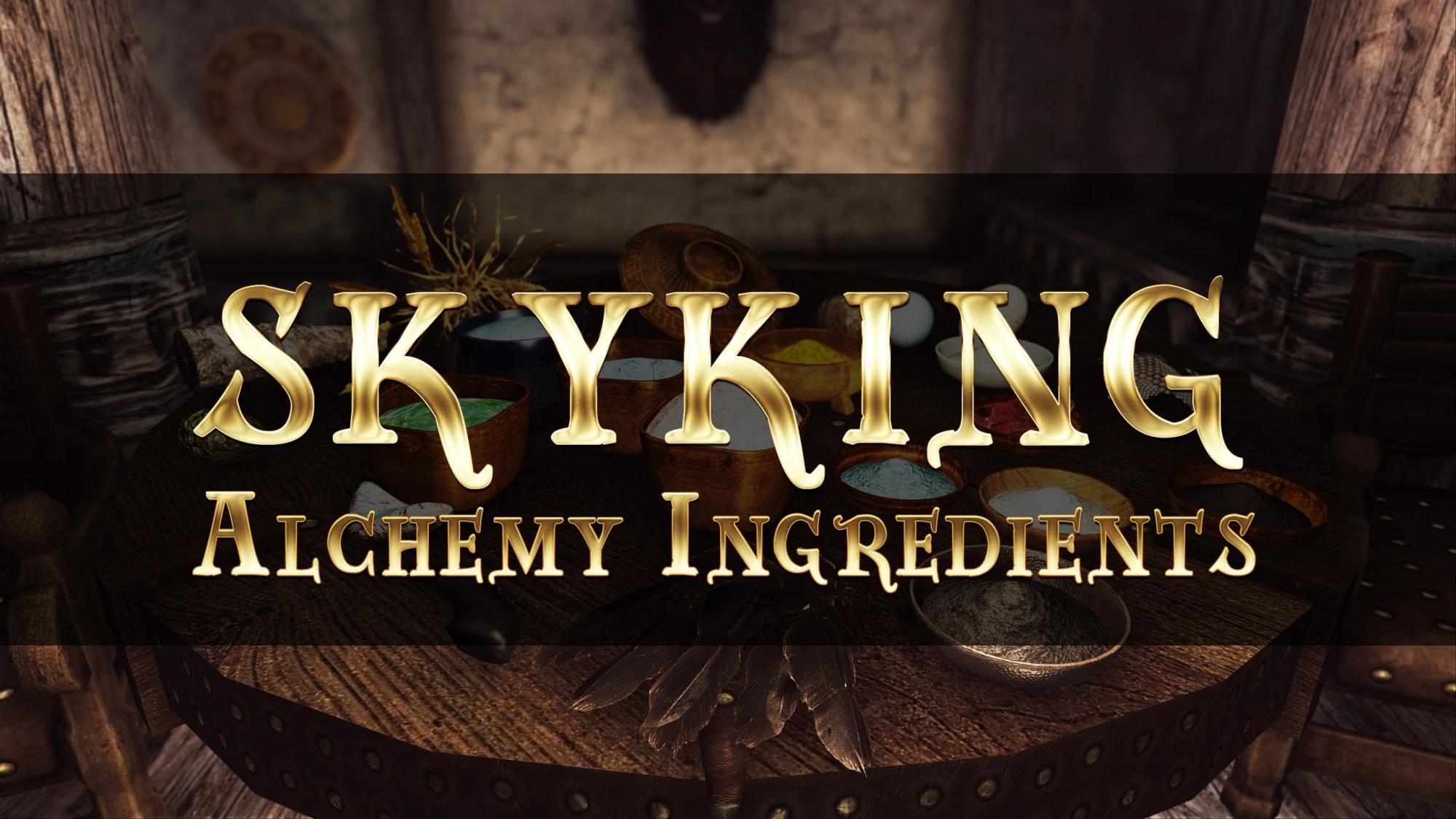 The Elder Scrolls V: Skyrim Edición Especial Skyking Alchemy Ingredients Mod v1.0