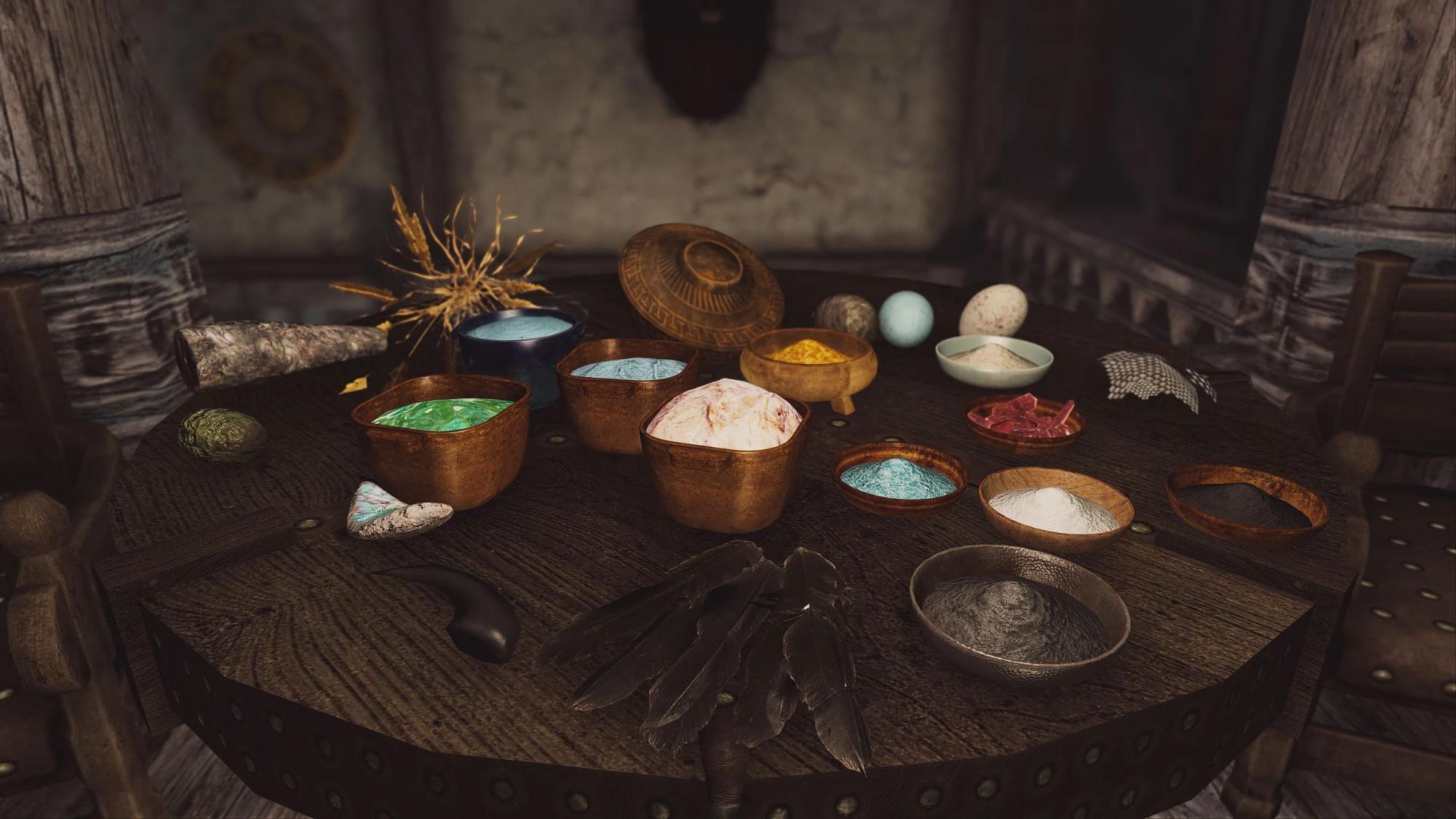 The Elder Scrolls V : Skyrim Special Edition Skyking Alchemy Ingredients Mod v1.0