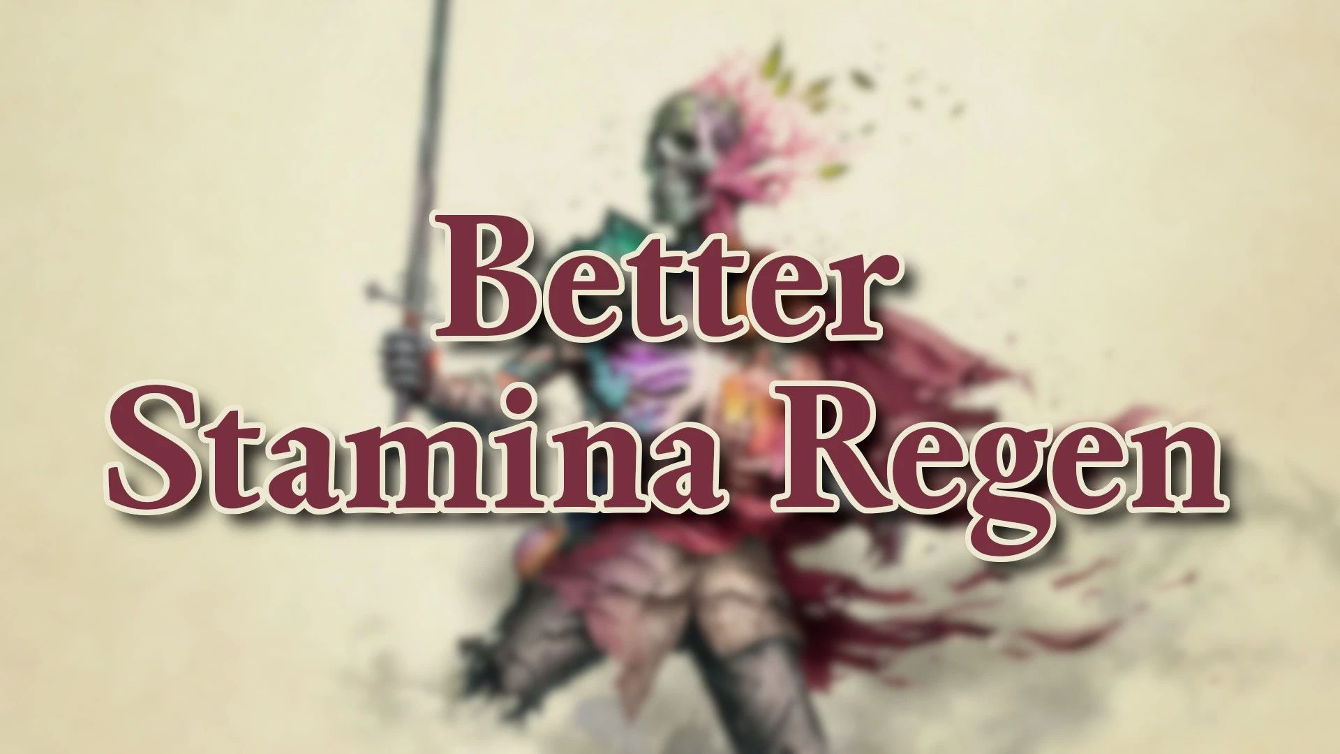 Avowed Better Stamina Regen Mod v1.0