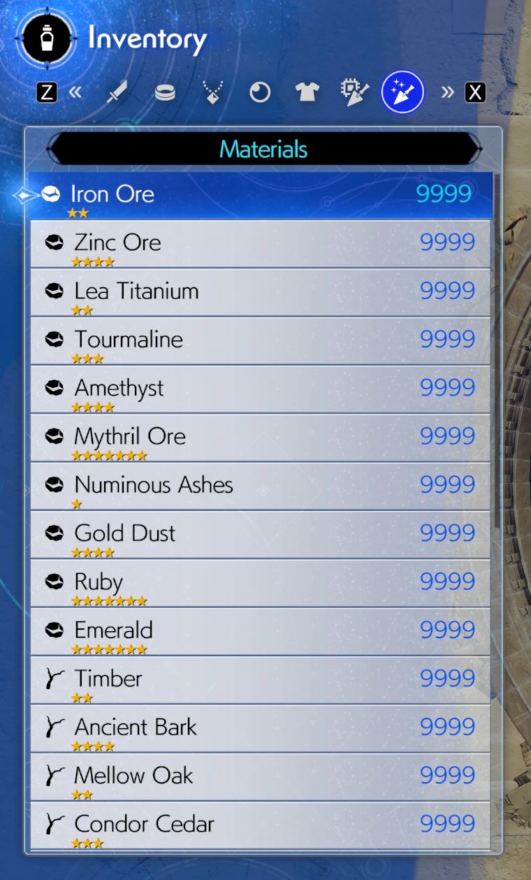 Final Fantasy VII Rebirth Hoarder - Max Stack Increase Mod v1.0.0