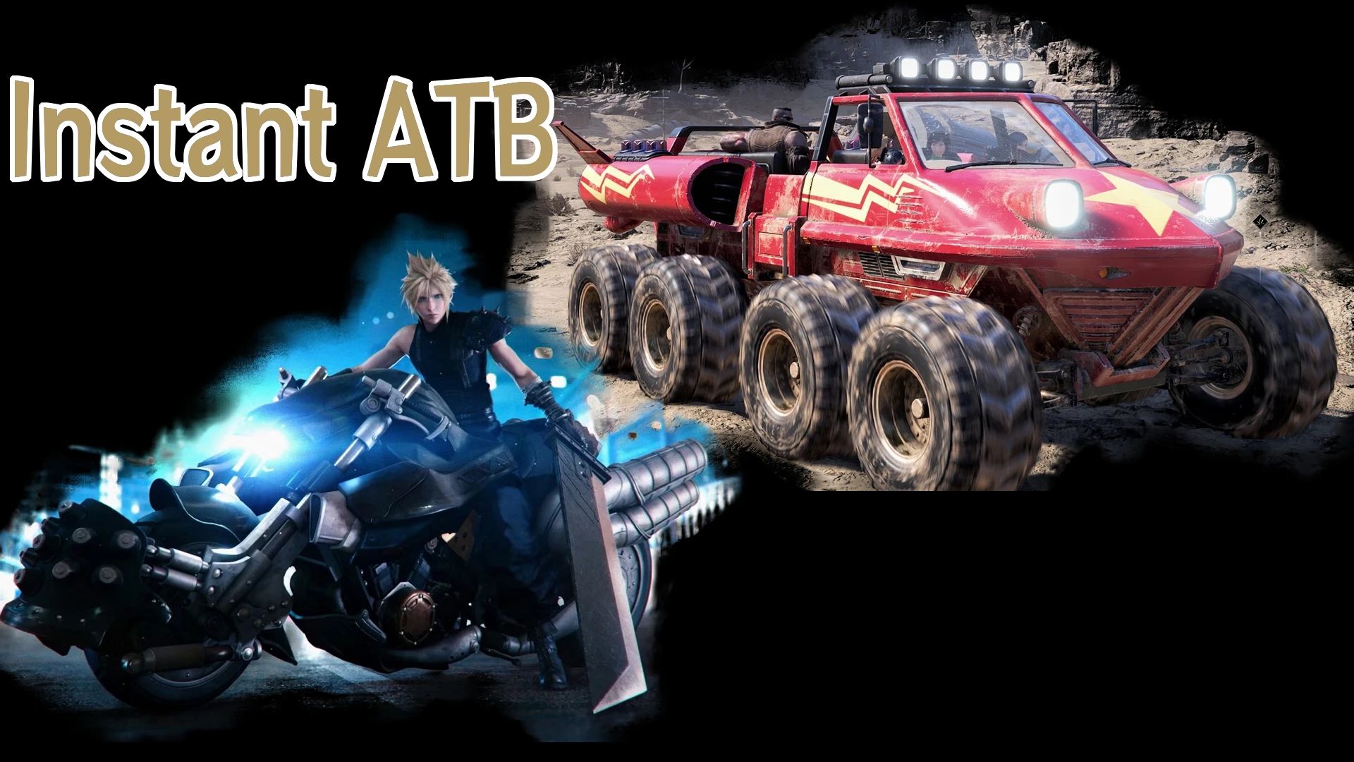 Final Fantasy VII Rebirth Instant ATB Motorcycle and Buggy Mod v1.0