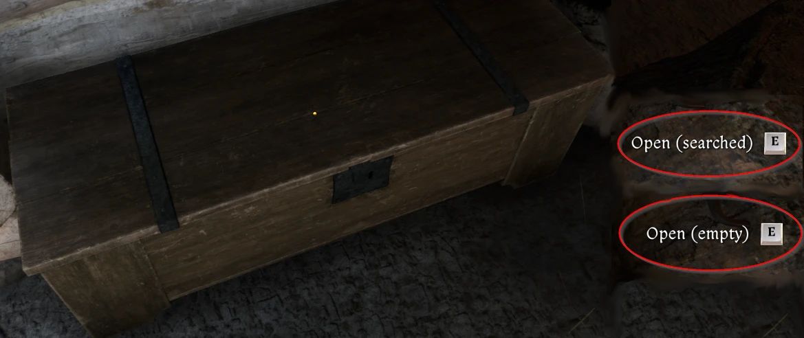Kingdom Come: Deliverance II Loot Info - Container ist leer oder ich habe ihn bereits geöffnet-gelooted Mod v1.1.1