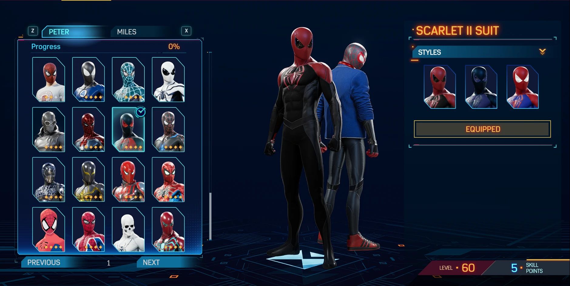 Marvel’s Spider-Man 2 MoreSuitSlots Mod v1.0.1