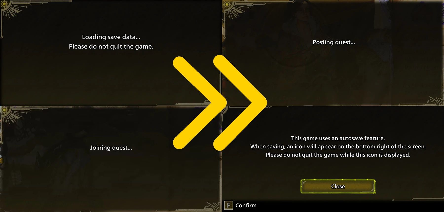 Monster Hunter Wilds Faster Popup Messages Mod v1.0