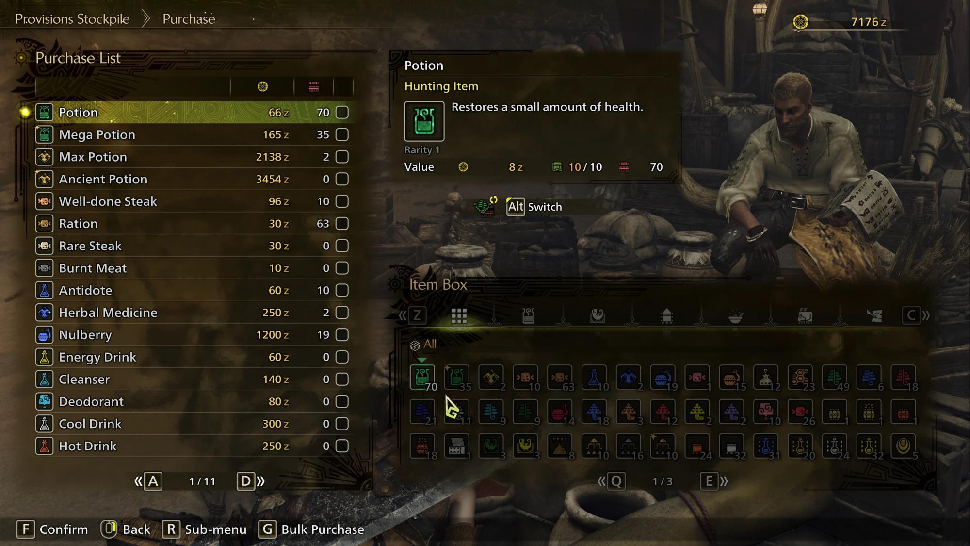 Monster Hunter Wilds Shop Tweaks – All Items in the Shop Mod v1.3