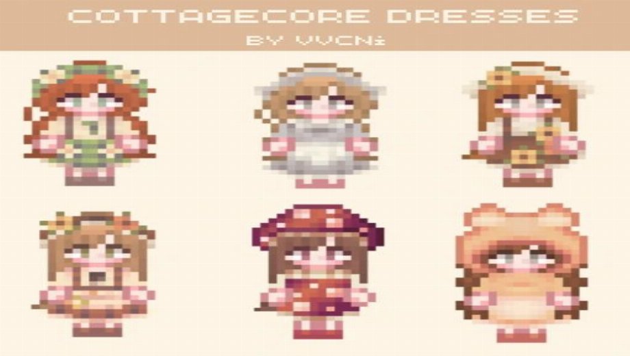 Stardew Valley FS_vvcni's_Cottagecore_Dresses Mod v1.0.0