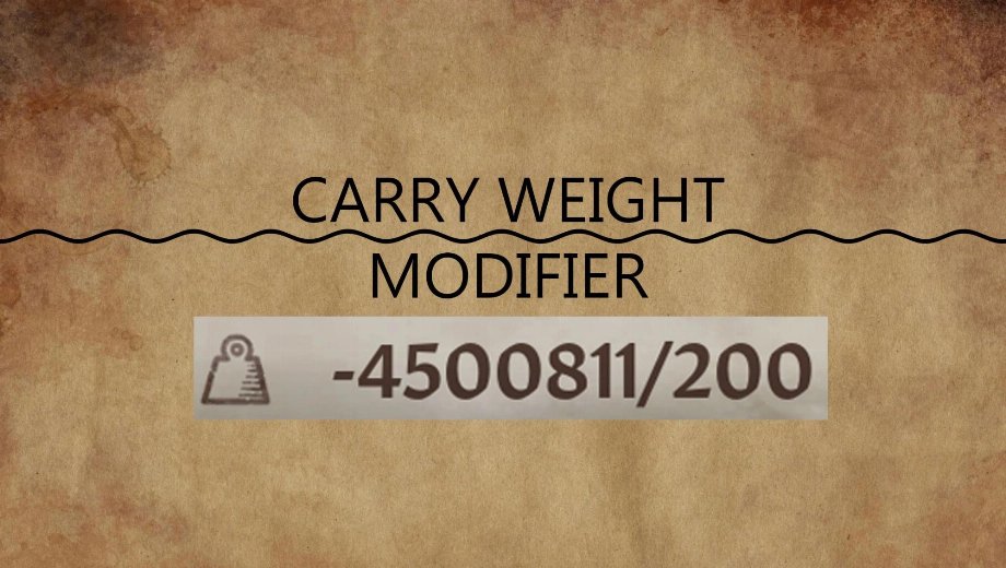 The Elder Scrolls IV: Oblivion Remastered Carry Weight Modifier Mod