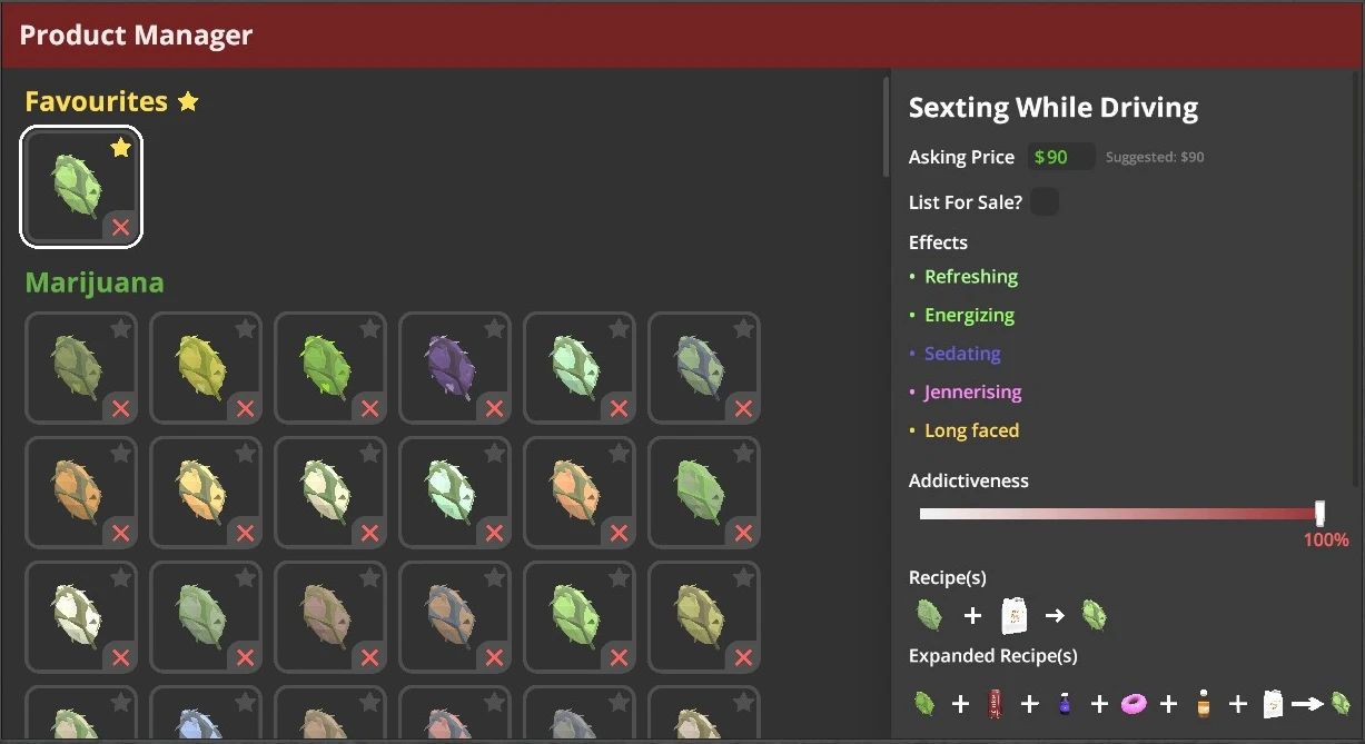 Schedule I ExpandRecipe Mod v0.2.0