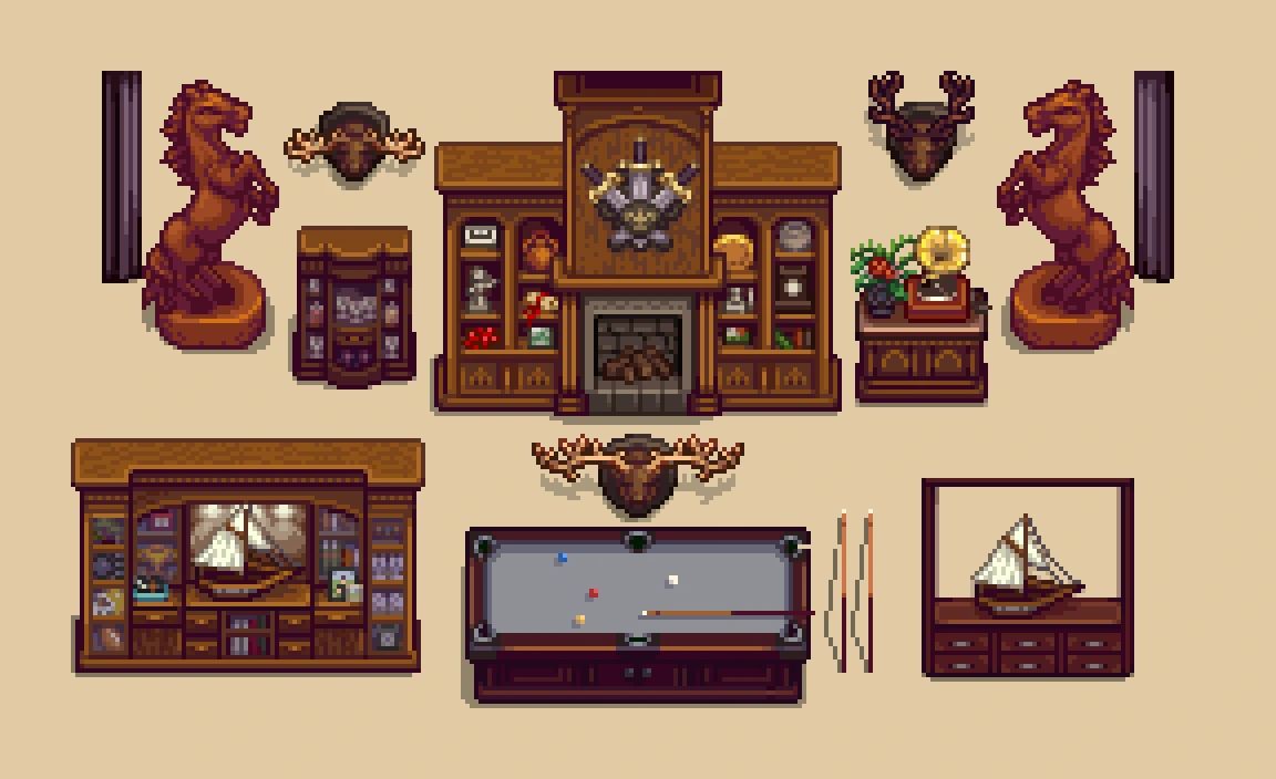 Stardew Valley PC's Old World Furniture Mod v1.0.1