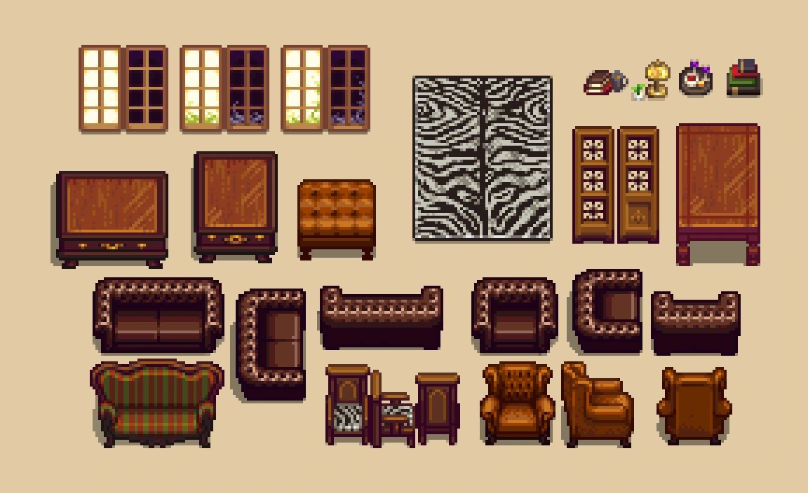 Stardew Valley PC's Old World Furniture Mod v1.0.1