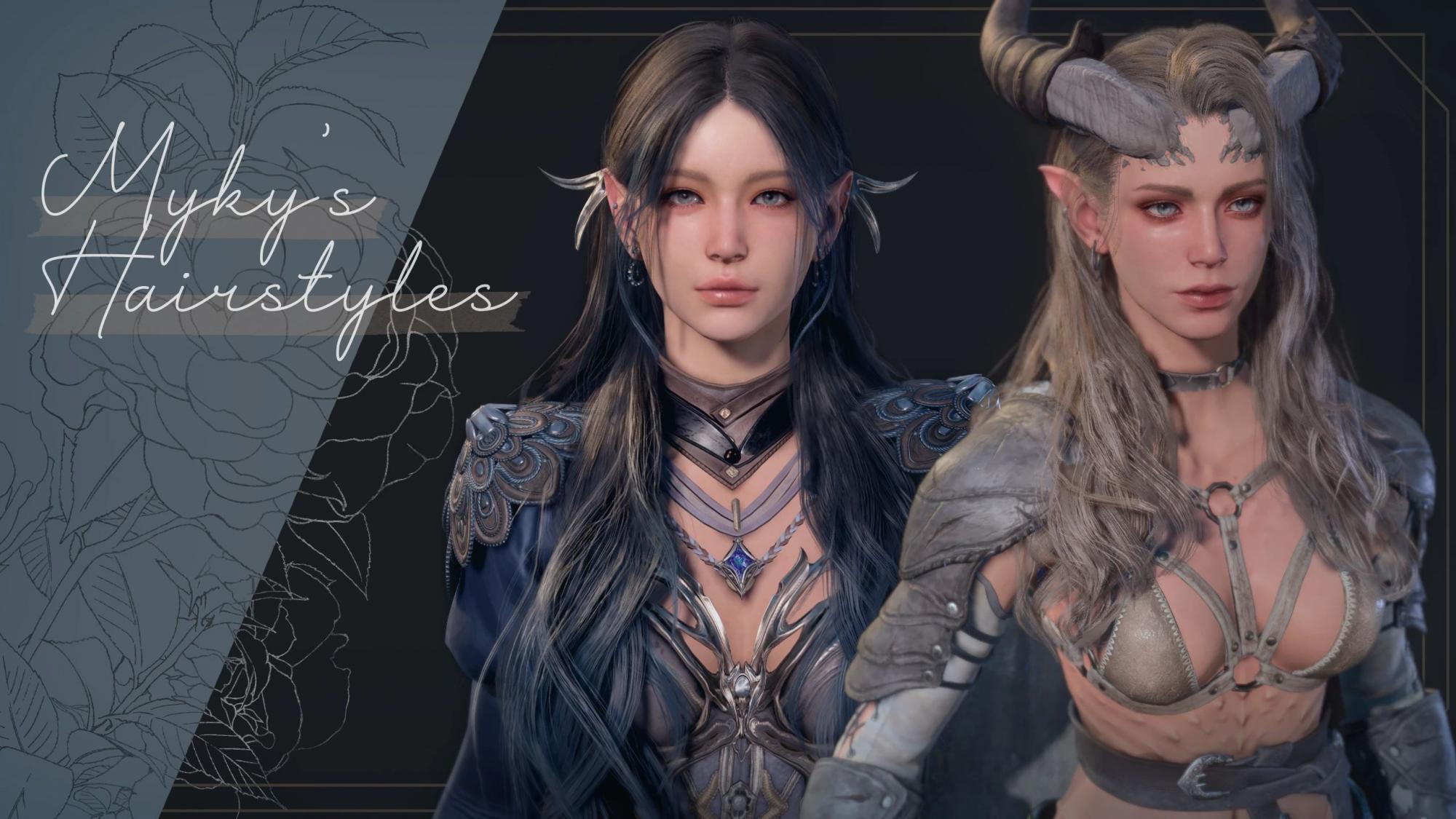 Baldur's Gate 3 Myky's Hairstyles Mod v1.0.2