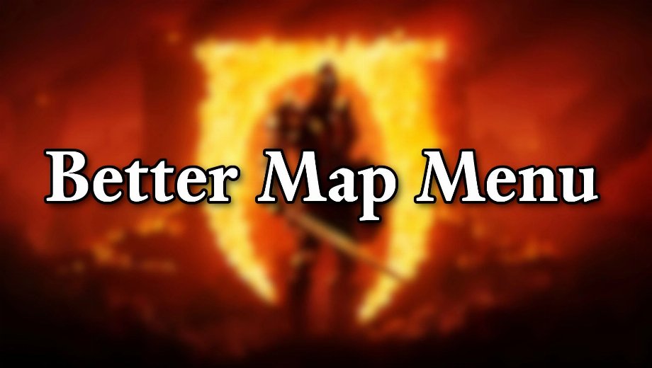 Oblivion Remastered Better Map Menu Mod v1.1