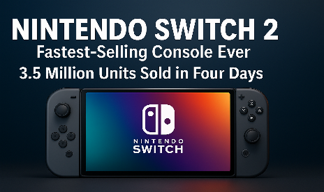 Nintendo Switch 2 Breaks Sales Records: Fastest-Selling Console Ever