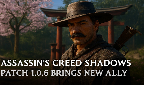 Assassin’s Creed Shadows: Patch 1.0.6 Brings Nightmare Mode and New Ally Rufino