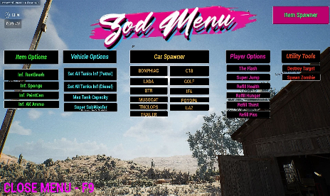 Drive Beyond Horizons ZodMenuReloaded Mod v0.7