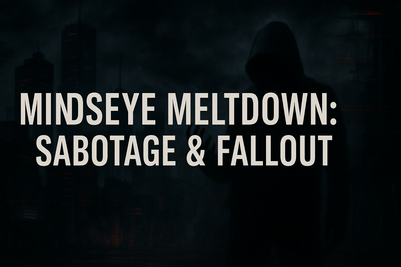 MindsEye Meltdown: Saboteurs, Layoffs, and the Anatomy of a Gaming Disaster