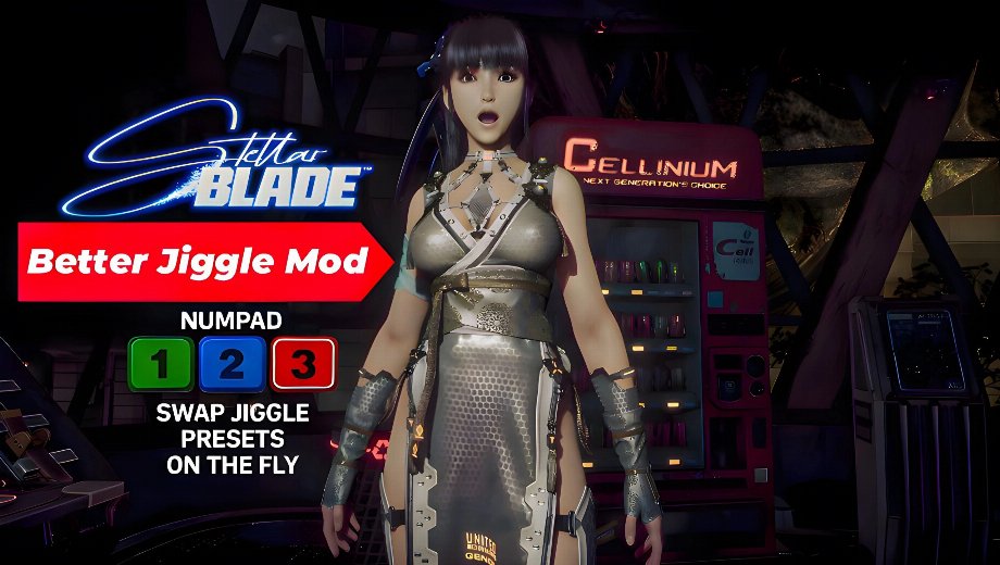 Stellar Blade Better Jiggle – Switch Jiggle Styles with Numpad 1–6 Mod v1.0