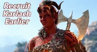 Baldur’s Gate 3 Recruit Karlach Earlie...