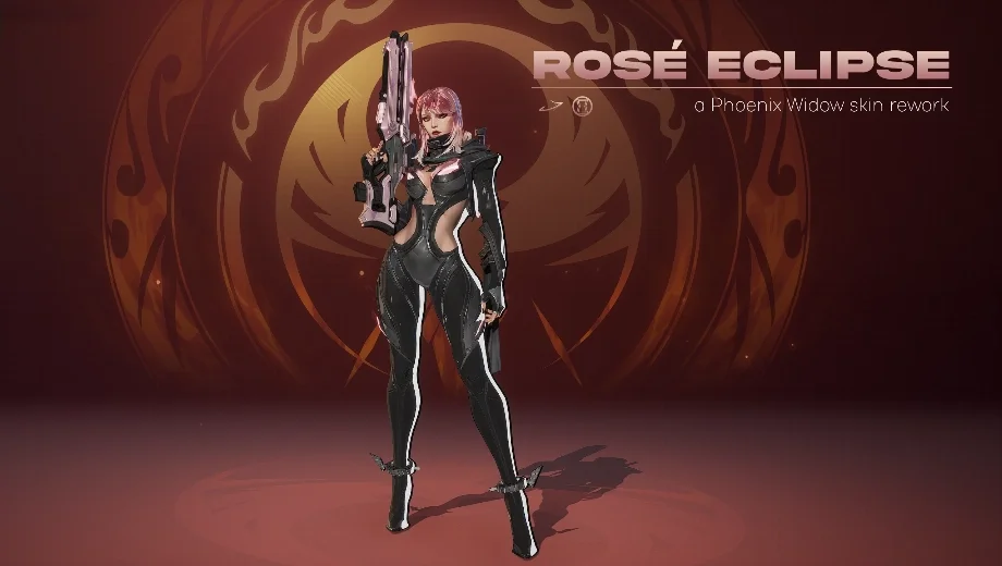 Marvel Rivals Black Widow – Rose Eclipse Mod v1.0