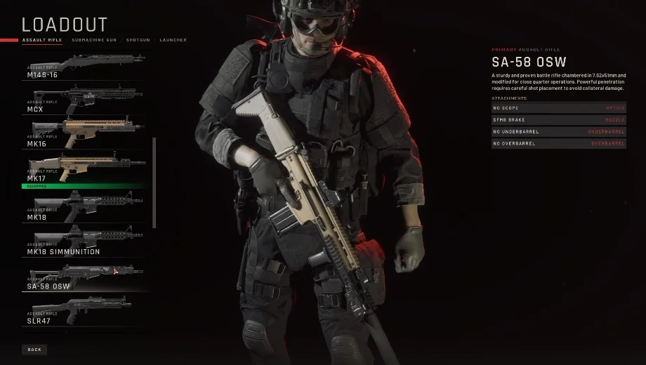 Ready or Not Mod Loadout Missing Weapons Fix Mod v1.1