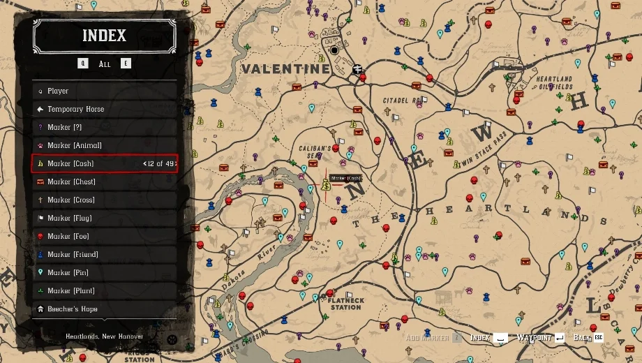 Red Dead Redemption 2 Many More Map Markers Mod v3.0